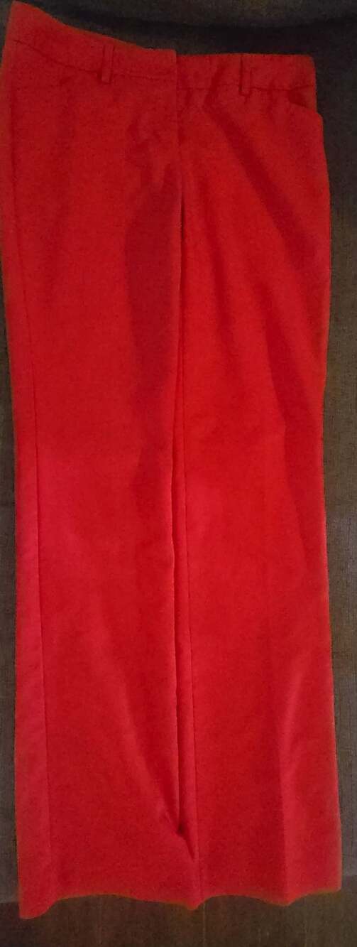 Express Editor Pant Size 4R Red Dress Pants
